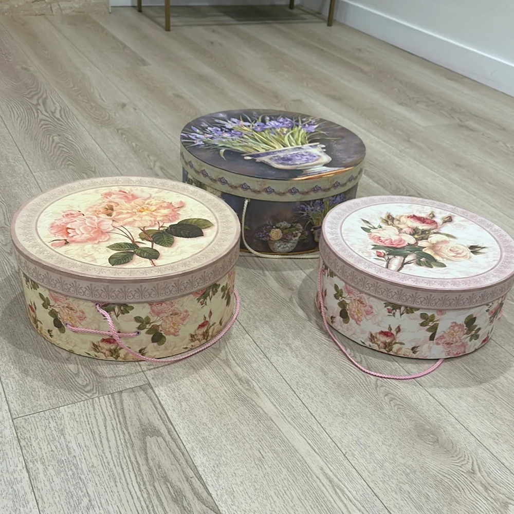 Floral Storage Boxes / gift boxes